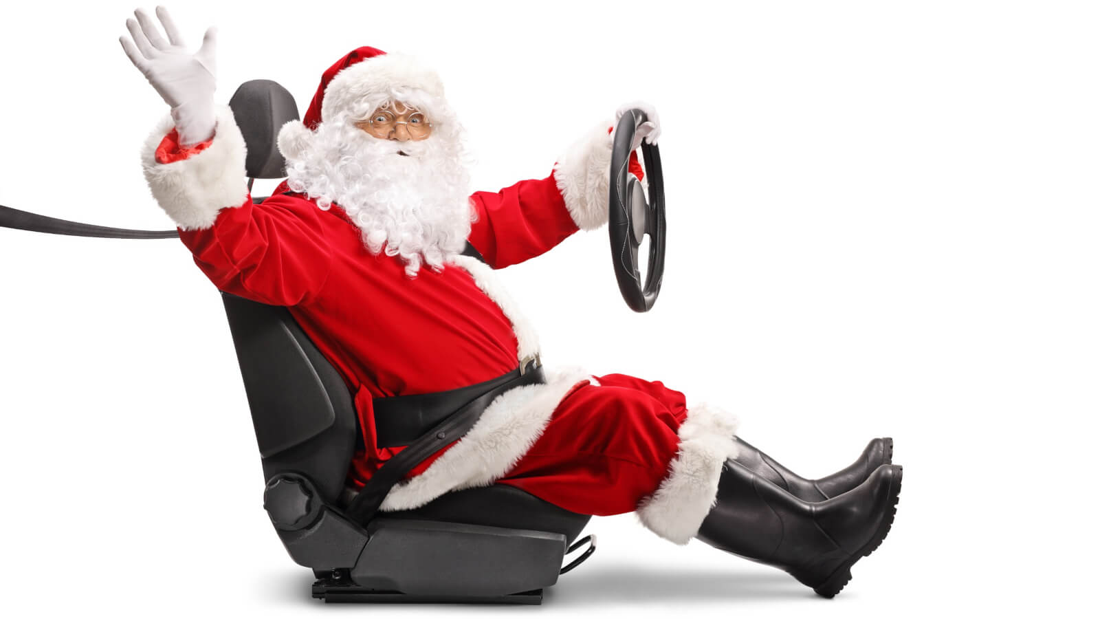 Babbo Natale, allacciati la cintura